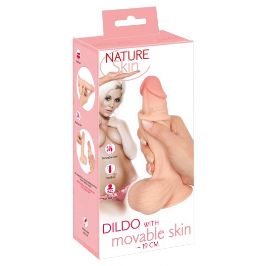 NS Dildo with movable skin 19