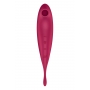 GAISA PULSATORS/EROGĒNO ZONU VIBRATORS - SATISFYER TWIRLING PRO CONNECT APP sarkans