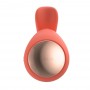 Couples vibrator with rotating motion - LELO IDA WAVE coral red