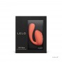 Couples vibrator with rotating motion - LELO IDA WAVE coral red