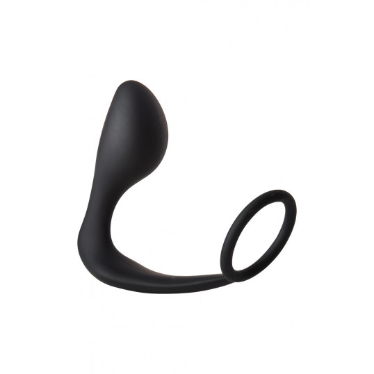 FANTASSTIC ANAL PLUG WITH COCKRING BLACK