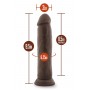 Dildo 23cm pruun - dr. SKIN PLUS