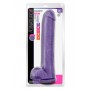 Dildo ar sēkliniekiem 35,5cm violets - AU NATUREL BOLD DADDY