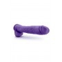 Dildo ar sēkliniekiem 35,5cm violets - AU NATUREL BOLD DADDY