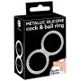 Metallic Silicone Double Ring