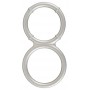 Metallic Silicone Double Ring