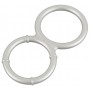 Metallic Silicone Double Ring