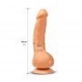 Soft vibrating dildo - Gvibe - Greal 2 Mini Flesh