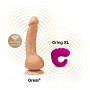 Soft vibrating dildo - Gvibe - Greal 2 Mini Flesh