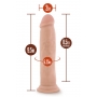 Dildo 23cm miesas krāsa - dr. SKIN PLUS