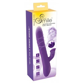 Truša vibrators ar grūdienu un rotācijas funkcijām - Sweet Smile