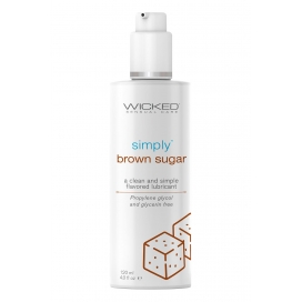 WICKED SIMPLY LUBRICANT BROWN SUGAR 120ML