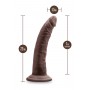 AU NATUREL JACK 7" DILDO CHOCOLATE