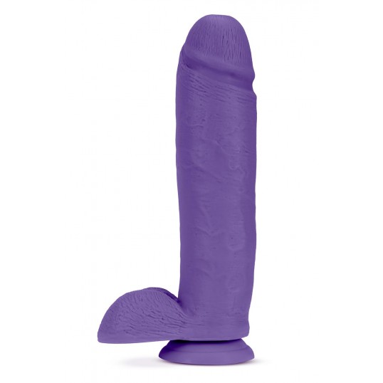 AU NATUREL BOLD HUGE 10" DILDO PURPLE