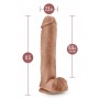 AU NATUREL BIG JOHN 11" DILDO MOCHA