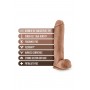 AU NATUREL BIG JOHN 11" DILDO MOCHA