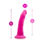 Dildo 19 cm rozā - AU NATUREL BOLD JACK