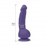 Soft vibrating dildo - Gvibe - Greal 2 Violet