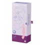 Jänkuvibraator ja massaažiseade 2in1 roosa - Satisfyer triple Oh