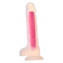 Tumsā spīdošs dildo 21 cm rozā - RADIANT- Dream Toys