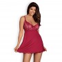 Obsessive - Rosalyne Babydoll & Thong Red S/M