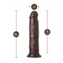Dildo 24cm brūns - AU NATUREL JACKSON