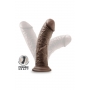 Dildo ar piesūcekni 20cm brūns - dr. SKIN dr. SHEPHERD