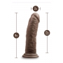 Dildo ar piesūcekni 20cm brūns - dr. SKIN dr. SHEPHERD