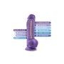 AU NATUREL BOLD BIG BOY10" DILDO PURPLE