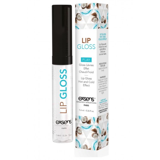 HOT KISS LIP GLOSS COCONUT 7,4ML - EXSENS