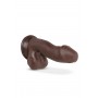 AU NATUREL TROY 6" DILDO CHOCOLATE