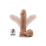 Dildo munanditega 23cm tume nahavärv - dr. SKIN dr. JULIAN