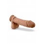 DR. SKIN SILICONE DR. JULIAN 9 INCH DILDO WITH SUCTION CUP MOCHA