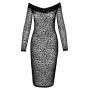 Noir Midi Dress S