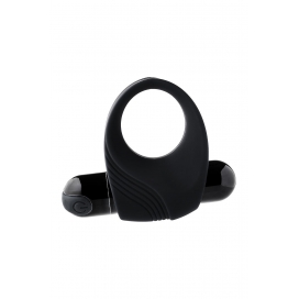RAMROD VIBRATING COCKRING WITH BIG BULLET BLACK
