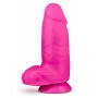 Paks dildo munanditega 25,4 cm roosa - AU NATUREL BOLD CHUB
