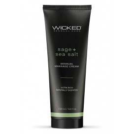 Massage cream sage and seasalt scented 120 ml - Wicked sensual