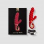 Textured rabbit vibrator - Gvibe - Gcandy Mini Chili Coral