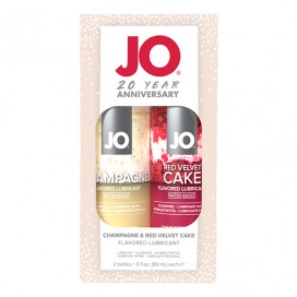 Oral lubricant Champagne & Red Velvet Cake - System JO 2 x 60ml