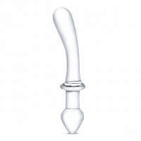 Glas - Classic Curved Dual-Ended Dildo