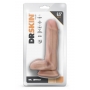 Dildo munanditega 16,5 cm nahavärvi - DR. SKIN