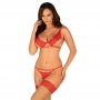 Obsessive - Mellania 2-pcs set red L/XL