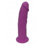 Topelt tihedusega dildo 19cm lilla - REAL LOVE - Dream Toys