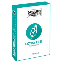 Ультратонкие презервативы 48 шт - Secura Extra Feel