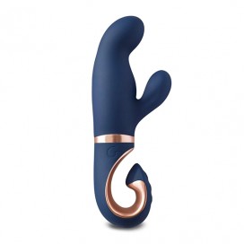 Rabbit vibrator made of soft silicone - Gvibe - Gentley Blue