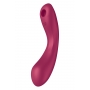 3-in-1 vibrator - SATISFYER CURVY TRINITY 1 bordo