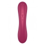 3-in-1 vibrator - SATISFYER CURVY TRINITY 1 bordo