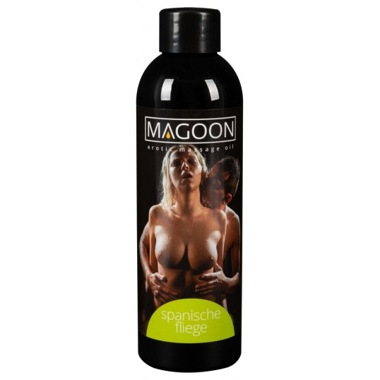 Masāžas eļļa ar spāņu mušiņas aromātu 200 ml - Magoon