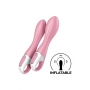 Inflatable vibrator - SATISFYER AIR PUMP VIBRATOR 2 pink