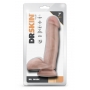Dildo munanditega 18cm nahavärvi - DR. SKIN